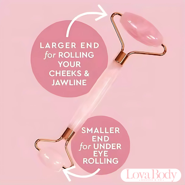 Jade Gua Sha Tool Roller Set - By Lova Body Lova body