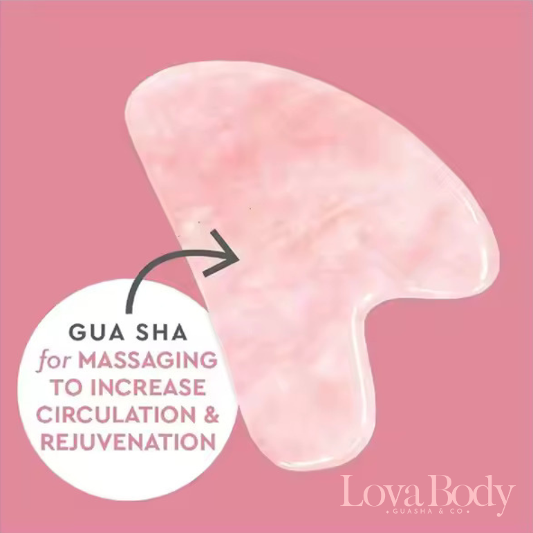 Jade Gua Sha Tool Roller Set - By Lova Body Lova body