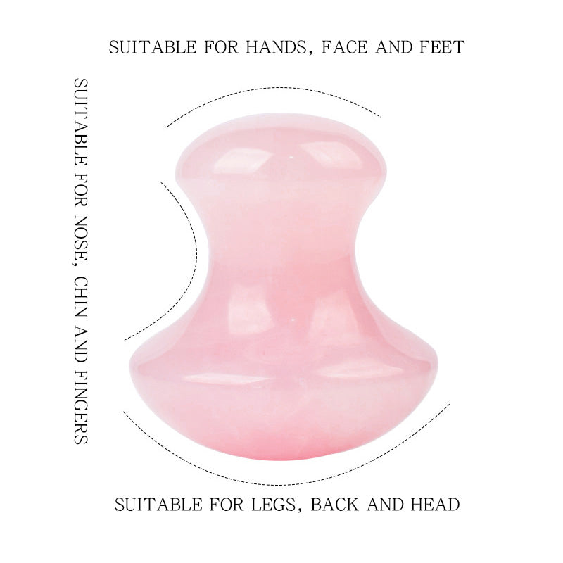 Mushroom Shape Gua Sha Tool – Natural Jade Stone for Full-Body Relaxation and Skin Rejuvenation