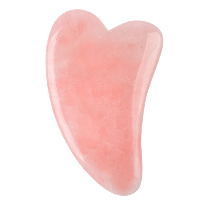 Dolphine Shape - Massage Gua Sha Tools Natural Rose Quartz Massage - Lova Body Dolphin shape