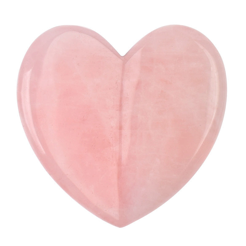 Concave Heart - Massage Gua Sha Tools Natural Rose Quartz Massage - Lova Body Concave heart