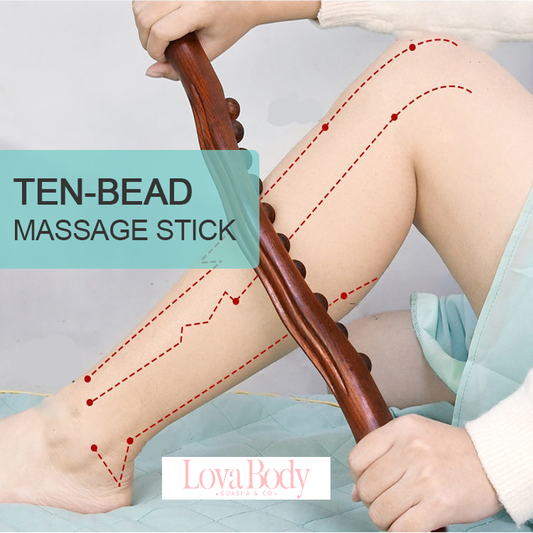 Lymphatic Drainage Self Massage Stick for Body - Lova Body (10 Beads) guasha-body