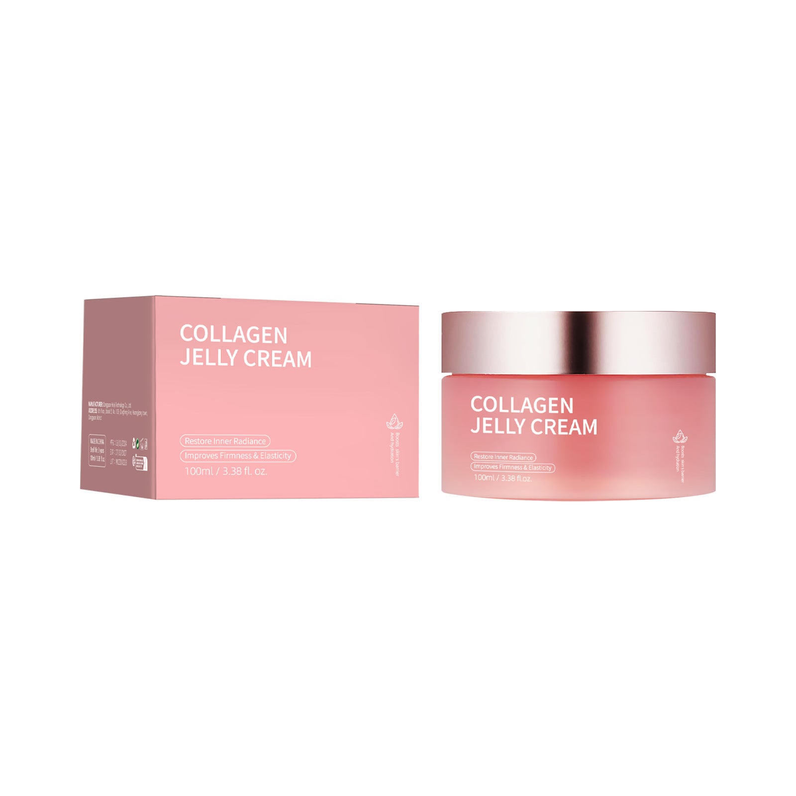 Collagen Jelly Face Cream – Nicotinamide Gel for Moisturizing, Brightening & Anti-Aging 100ml